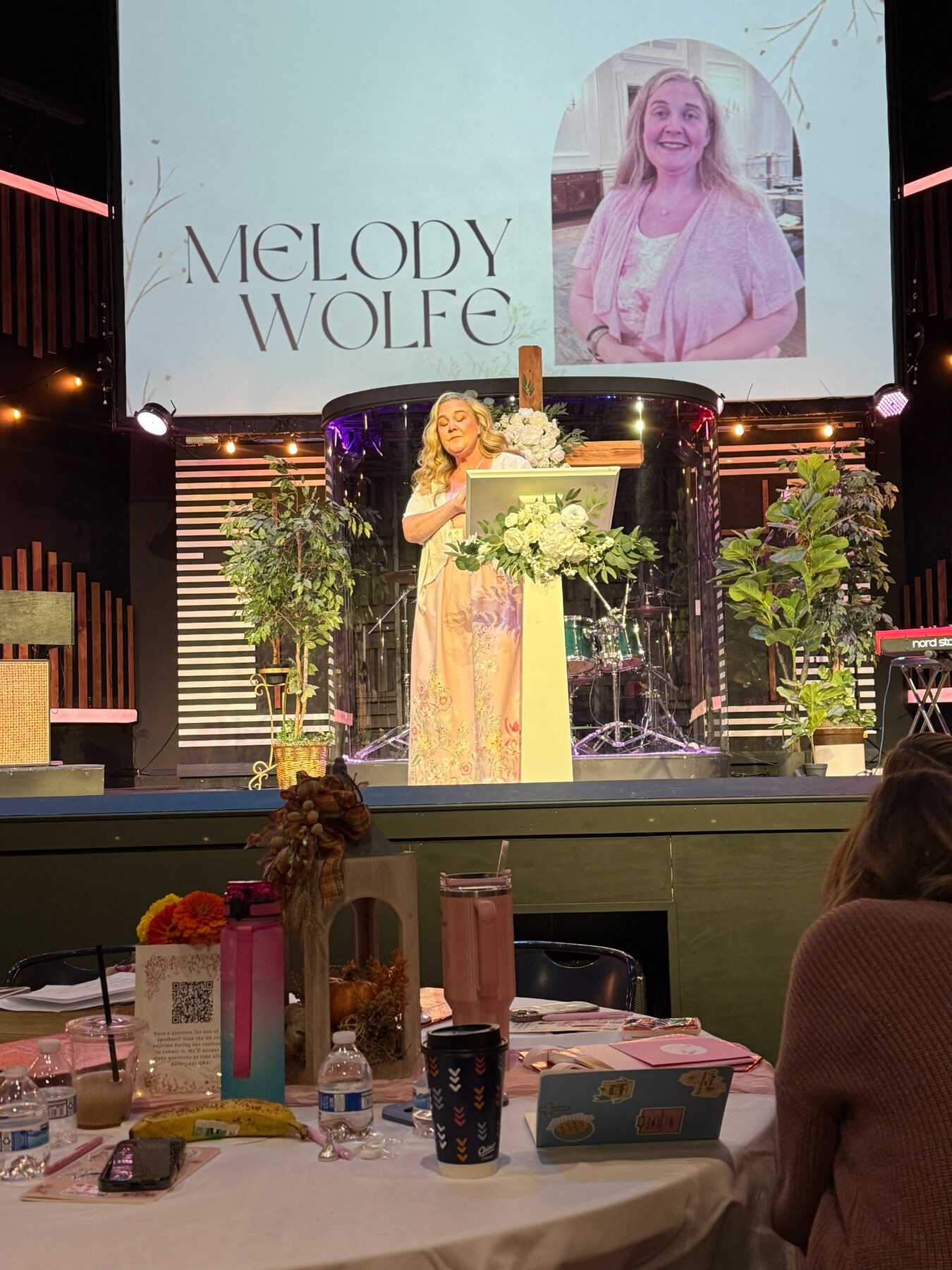 Melody Wolfe sharing at the Unity Women’s Conference